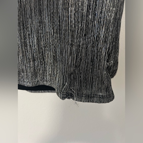 Nine West Metallic-Threaded Blouson-Sleeve Top - Picture 9 of 13